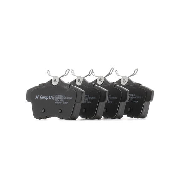 JP GROUP 3163700410 Τακάκια φρένων Peugeot 5008 mk1 1.6 THP 150 PS Βενζίνη τιμες