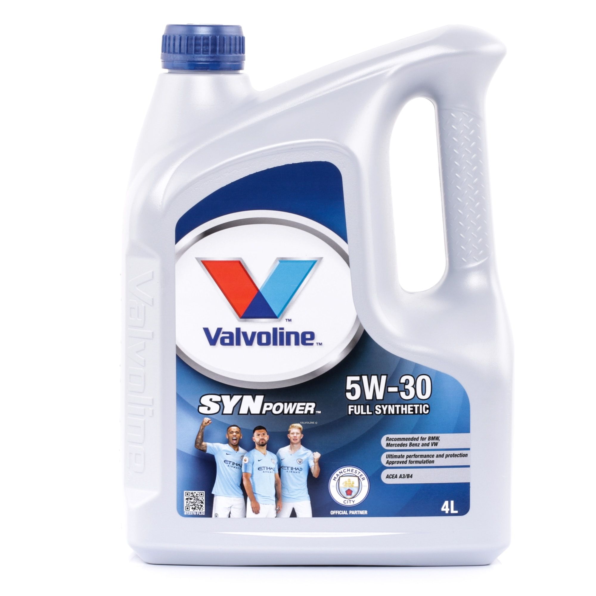Side view of Valvoline 872378 Engine oil 5W-30, Capacity: 4l
