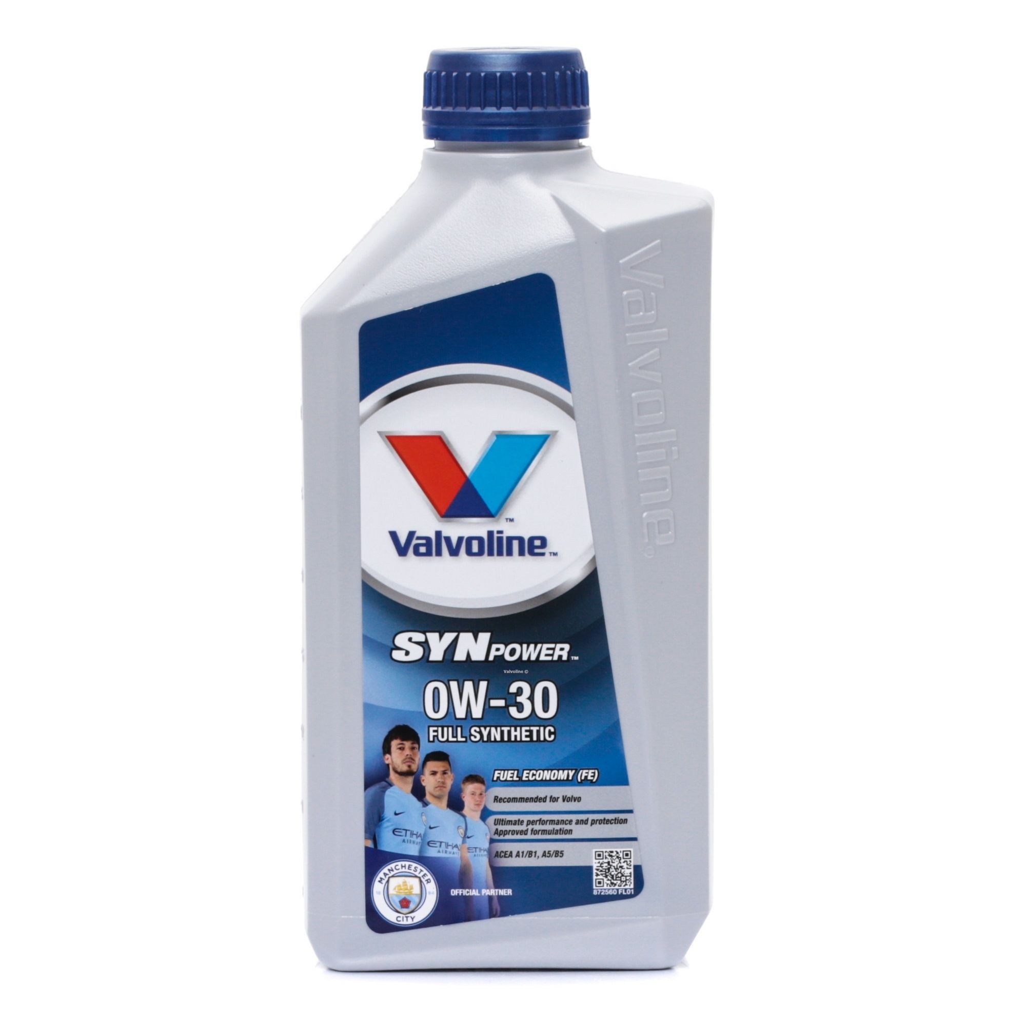 Side view of Valvoline 872560 Engine oil 0W-30, Capacity: 1l