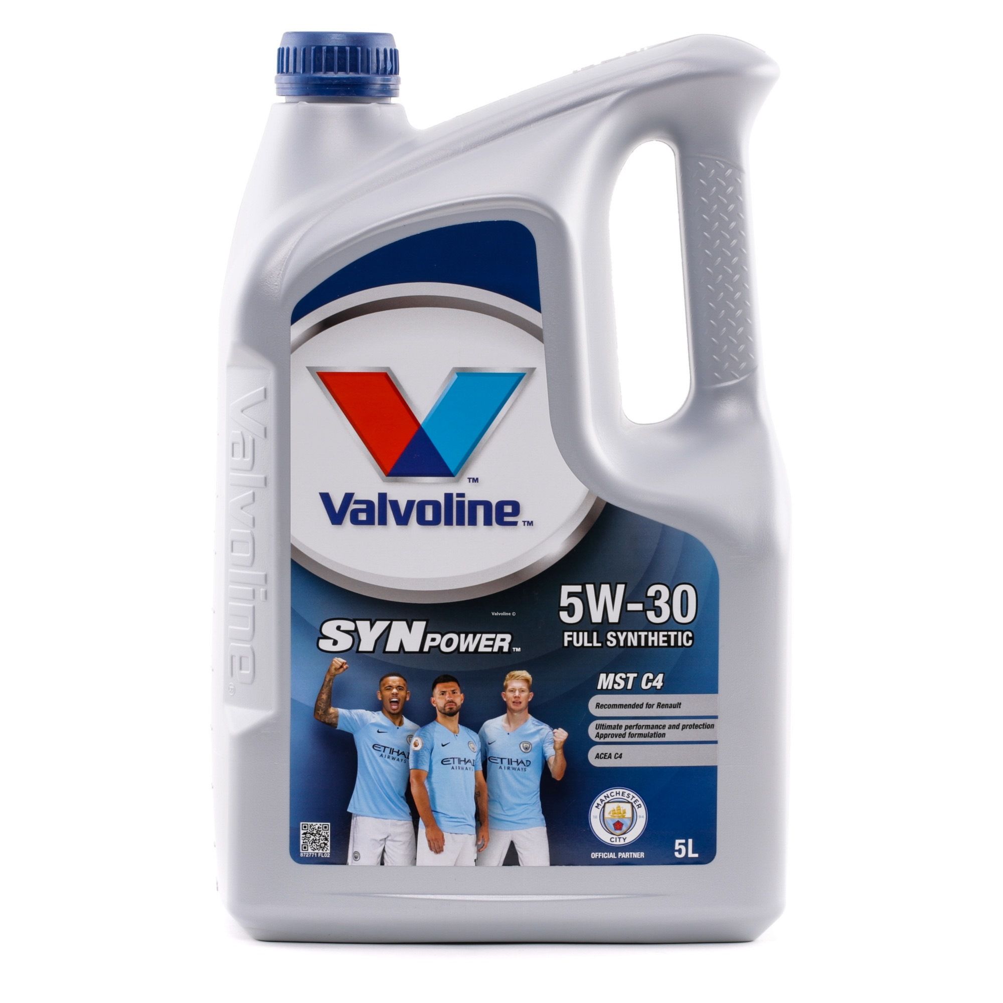 Side view of Valvoline 872771 Engine oil 5W-30, Capacity: 5l
