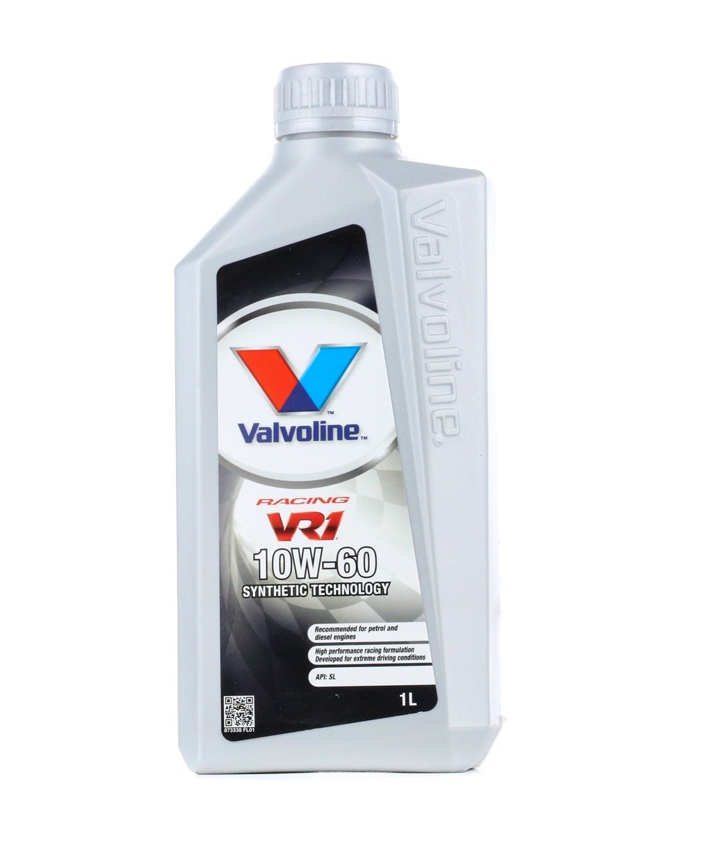 Side view of Valvoline 873338 Engine oil 10W-60, Capacity: 1l, Part Synthetic Oil