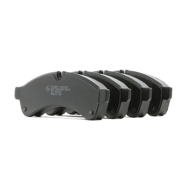 RIDEX 402B1101 Bremsbelag Iveco Daily V Pritsche 35C15, 35S15, 40C15, 45C15, 50C15, 60C15, 65C15, 70C15 146 PS Diesel Kosten