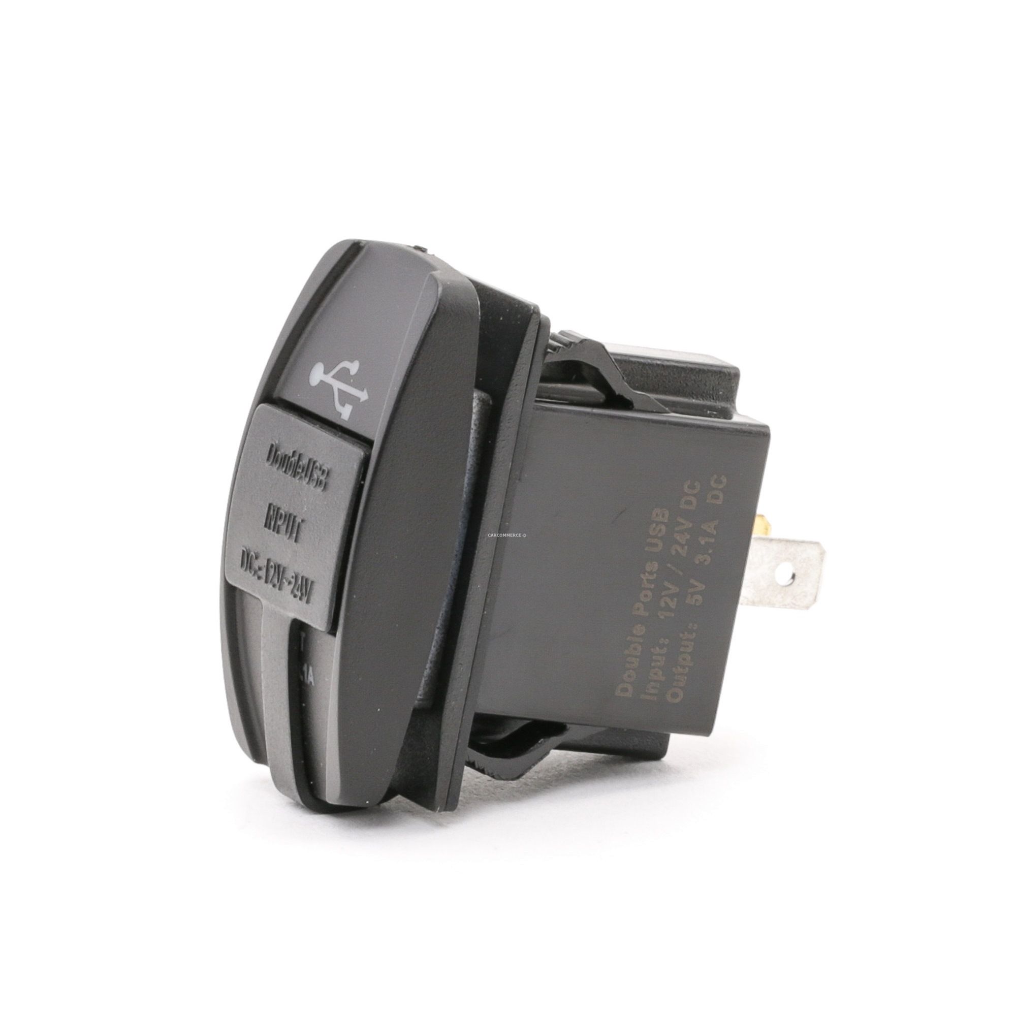 CARCOMMERCE 42557 KFZ-Ladekabel für Handys Anzahl d. Ein-/Ausgänge: 2 USB