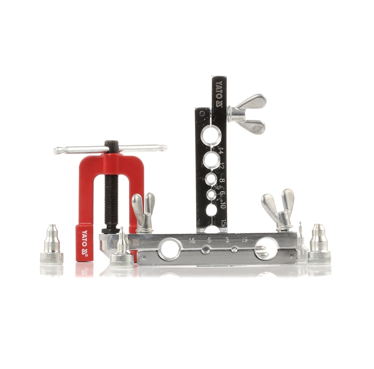 YATO YT-2180 Flaring Tool Set Number of tools: 7, Tube Ø, from: 3mm, Tube Ø, up to: 19mm-image-13639134