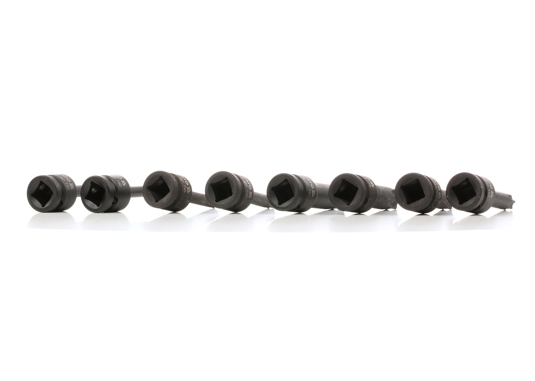 YATO YT-1065 Socket set Chrome-Molybdenum Steel, Number of tools: 8, Torx, Drive: 1/2Inch-image-13639654