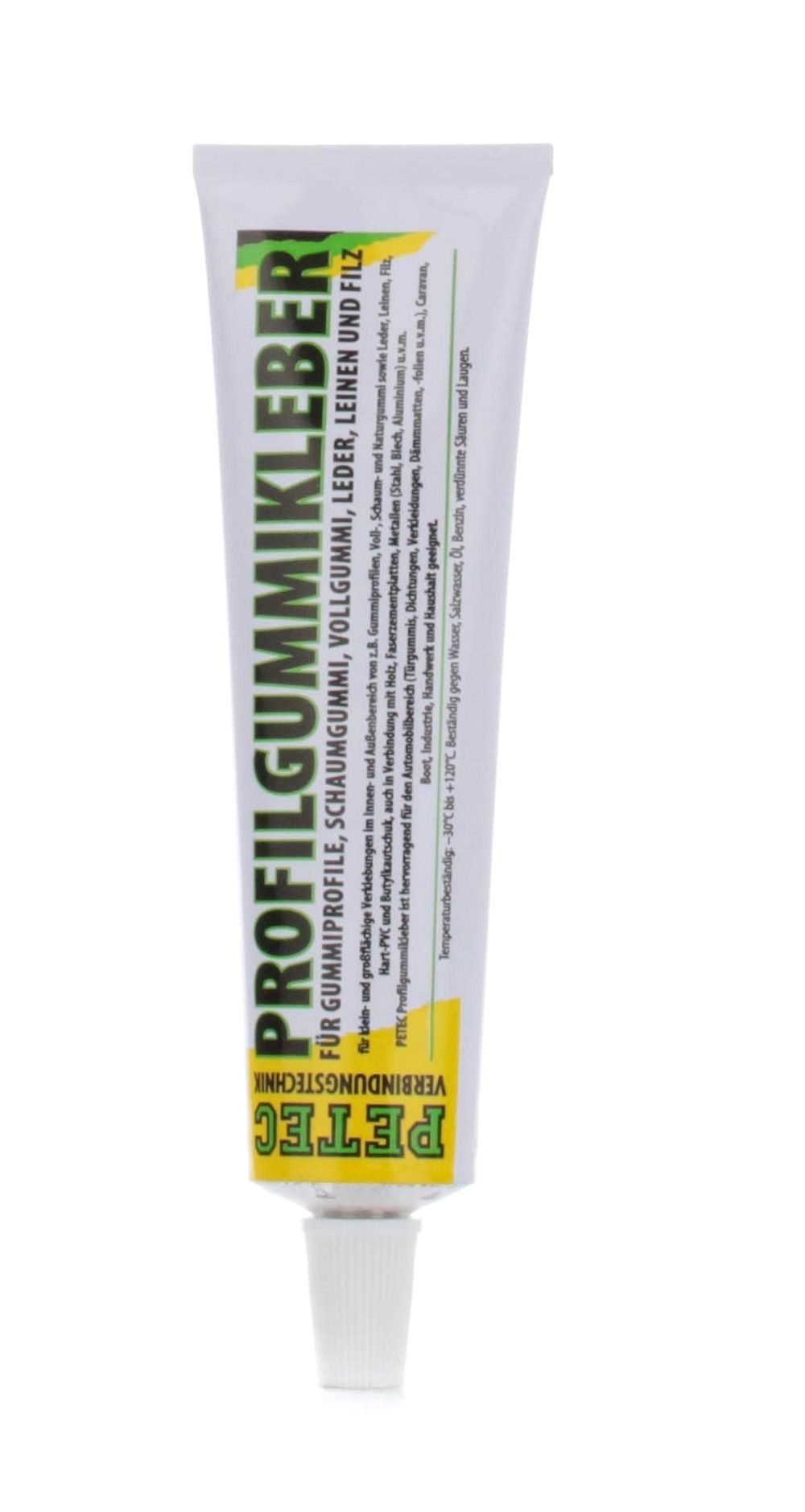 PETEC 93870 Rubber Adhesive Capacity: 70ml, Temp. Range: -30°C +120°C°C, Tube, yellow-transparent-image-13644908