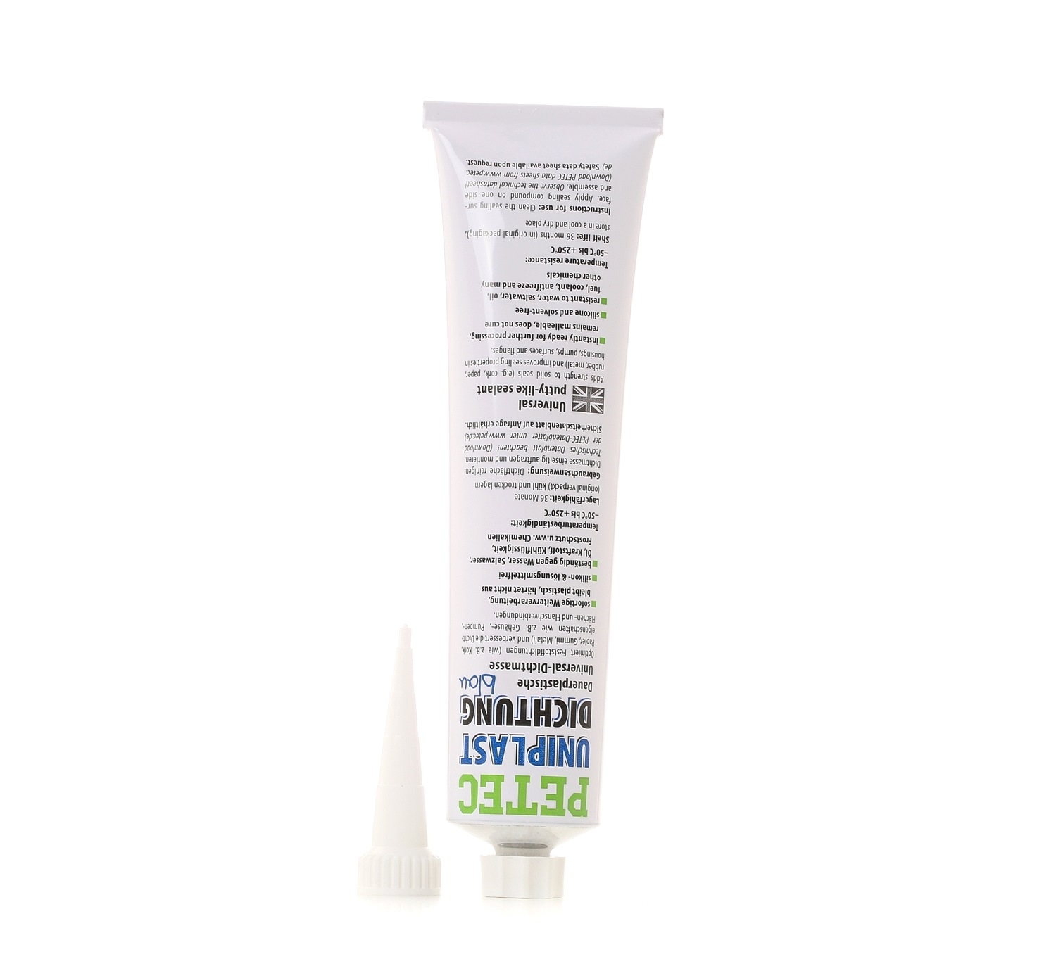 PETEC 97510 Sealing Substance -50°C +250°C°C, Capacity: 80ml, blue, Tube, Oil resistant-image-13644954