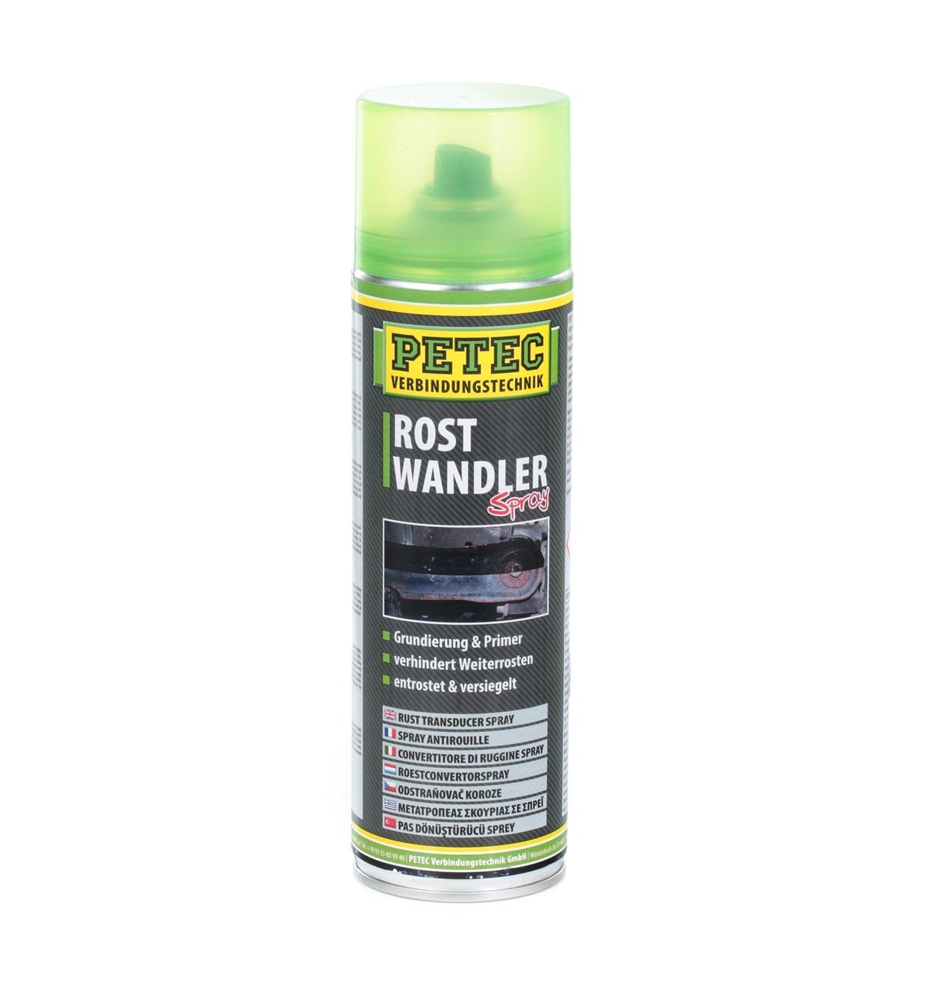 PETEC 70040 Rust Converter Capacity: 500ml, black, Silicon-free, aerosol-image-13644970