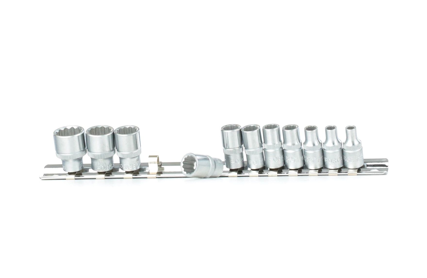 FORCE 21110 Socket set Number of tools: 11, Double Hexagon, Drive: 1/4Inch-image-13658359