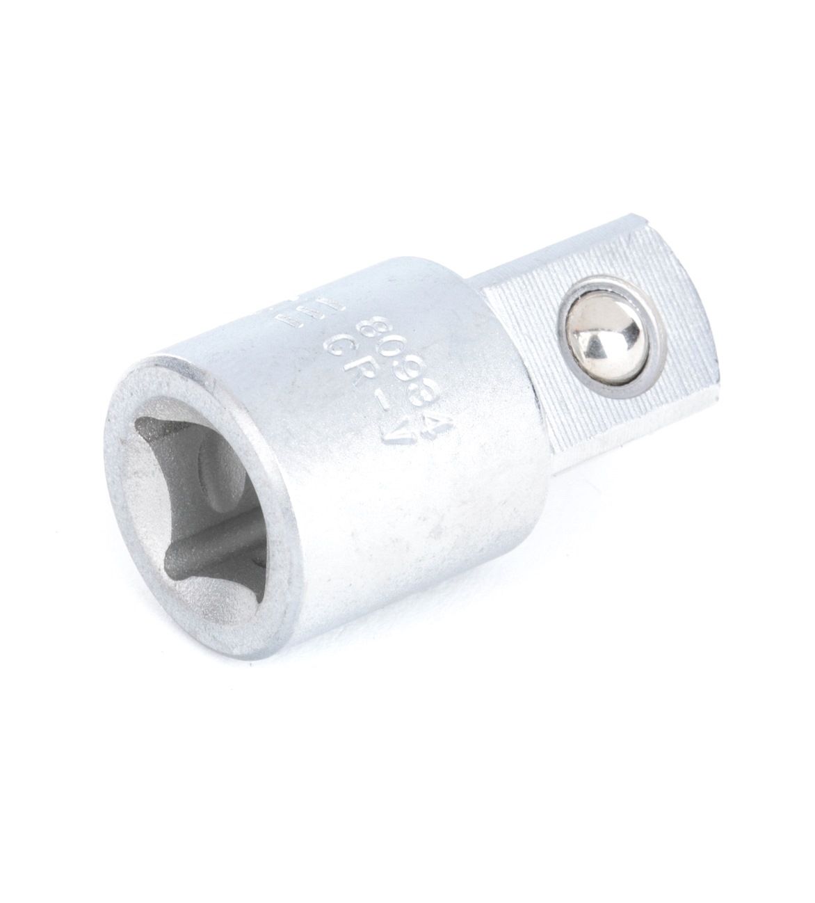 FORCE 80934 Increasing Adapter, ratchet Drive: 1/2"Inch, Square Drive Tang Size: 10 (3/8")mm (inch), Length: 46mm-image-13660079