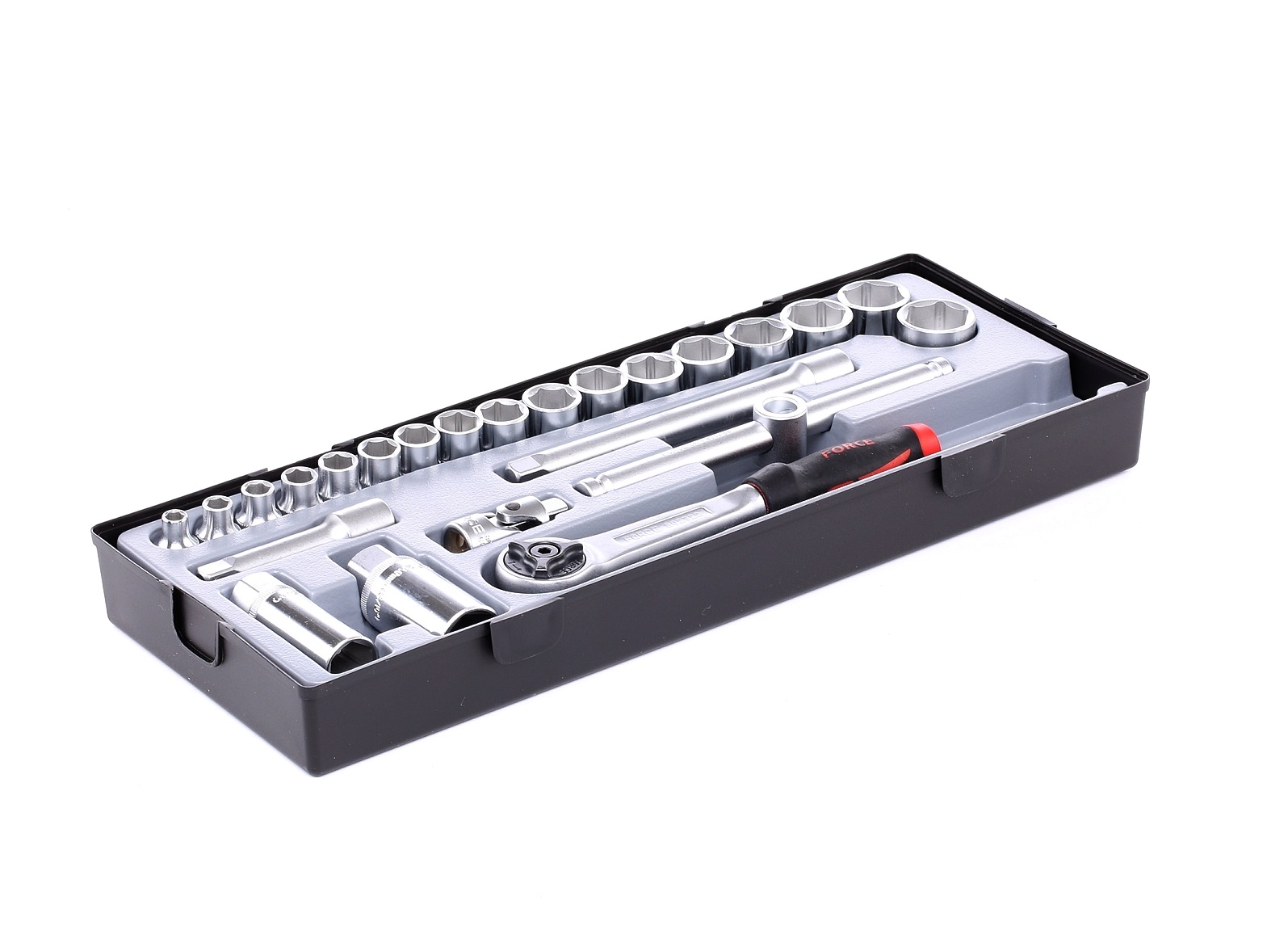 FORCE T3251-72-5 Tool kit Number of tools: 24, Square Drive Tang Size: 10 (3/8")mm (inch), Spanner Size: 20.6 mm-image-13660468