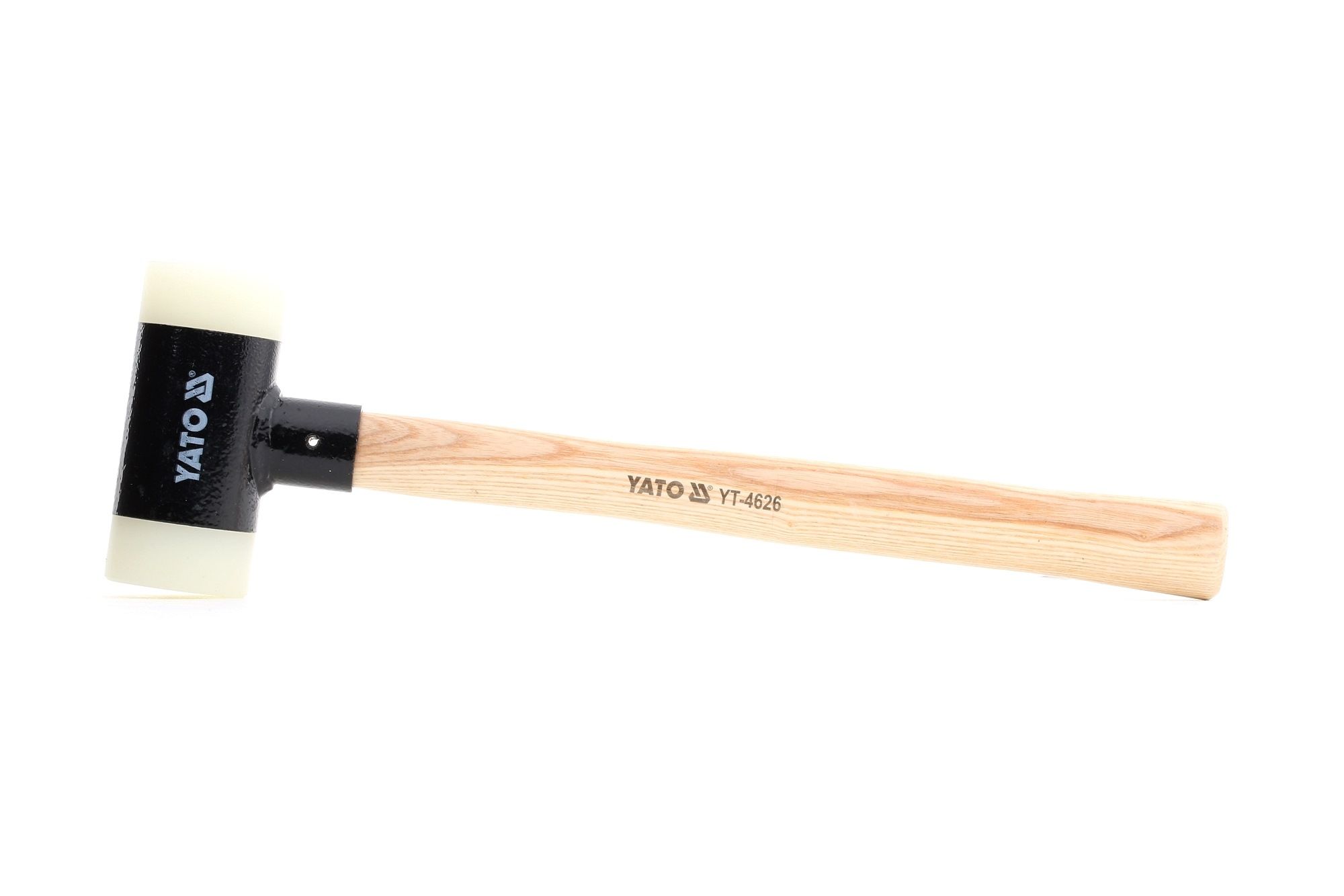 YATO YT-4626 Soft Face Hammer Recoilless (steel balls in the head cavity), Ash wood, Ø: 45mm, Length: 365mm, Weight: 569g-image-13761868