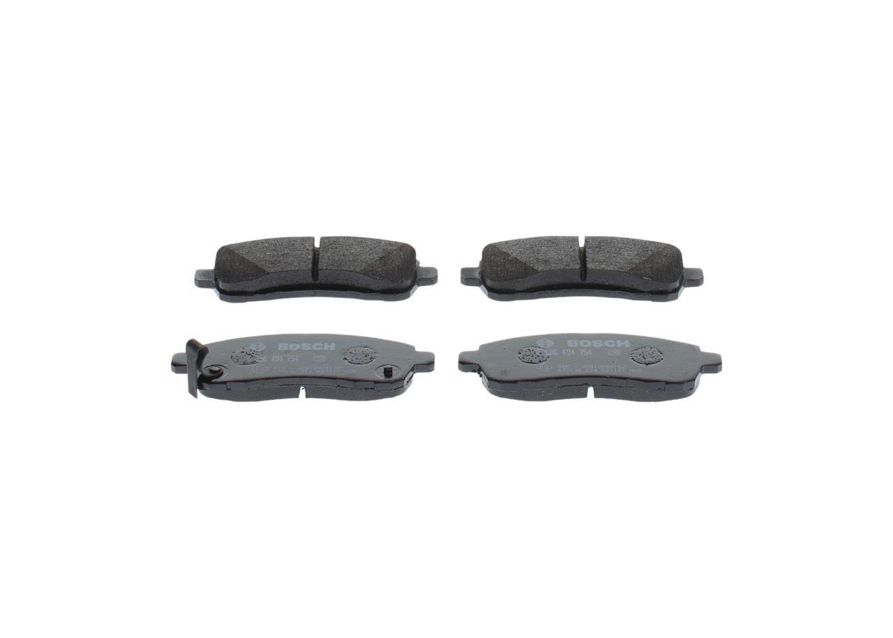 Plaquettes de frein 0 986 494 754 BOSCH D6Y1-33-28ZA SUZUKI