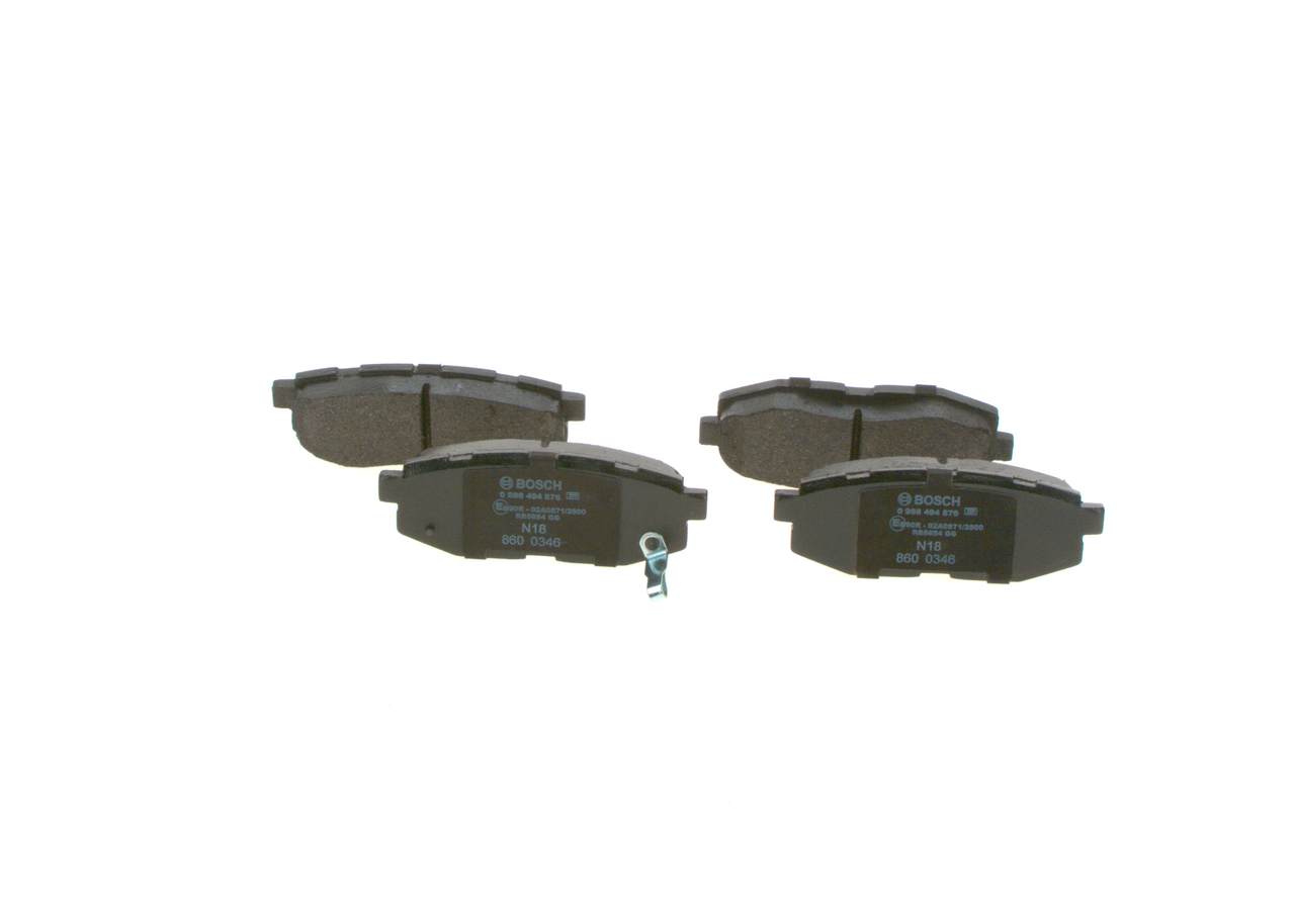 Brzdové doštičky/platničky 0 986 494 876 BOSCH 26696XA011 SUBARU