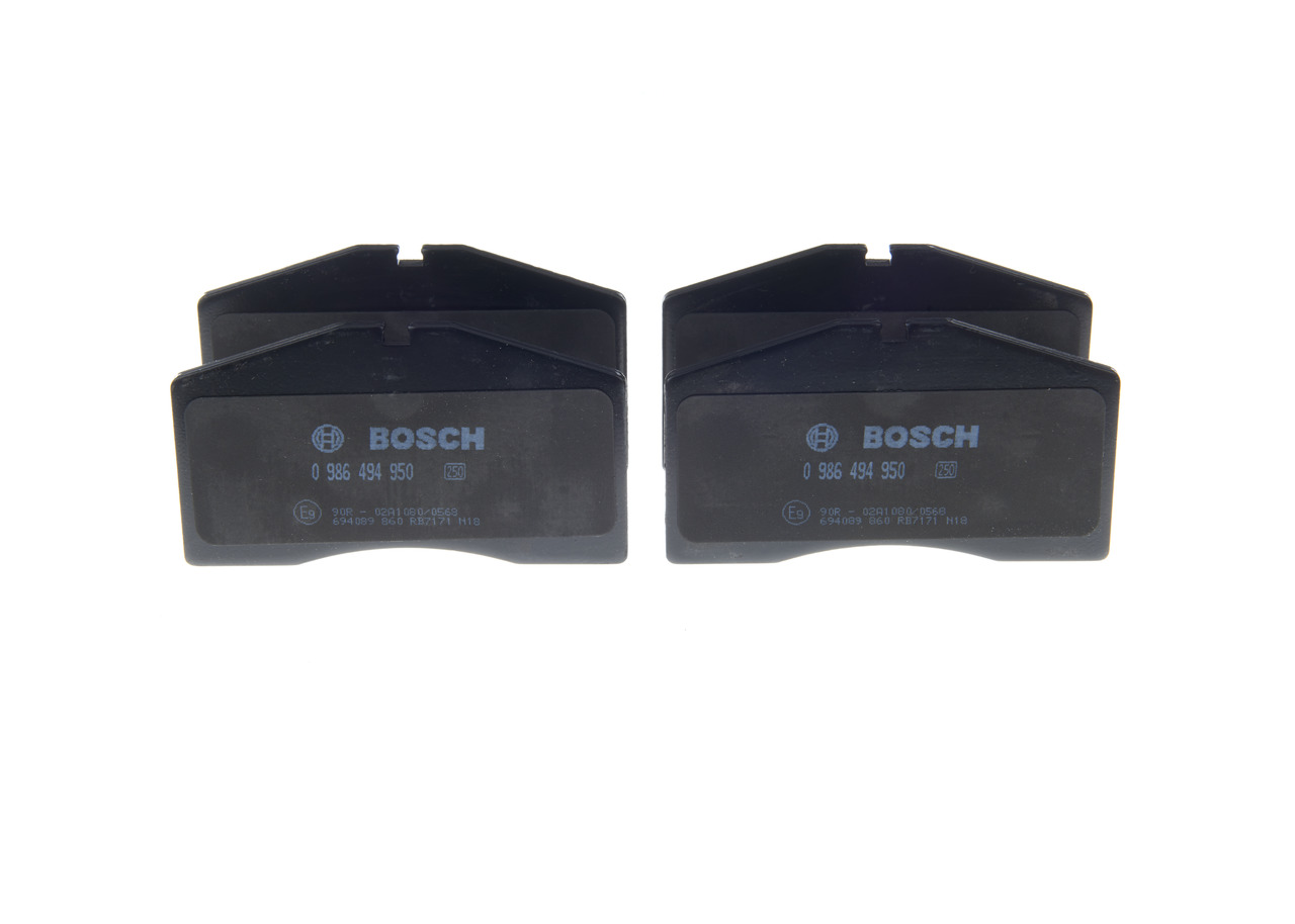 0 986 494 950 Bremsbeläge BOSCH 99335194900 PORSCHE