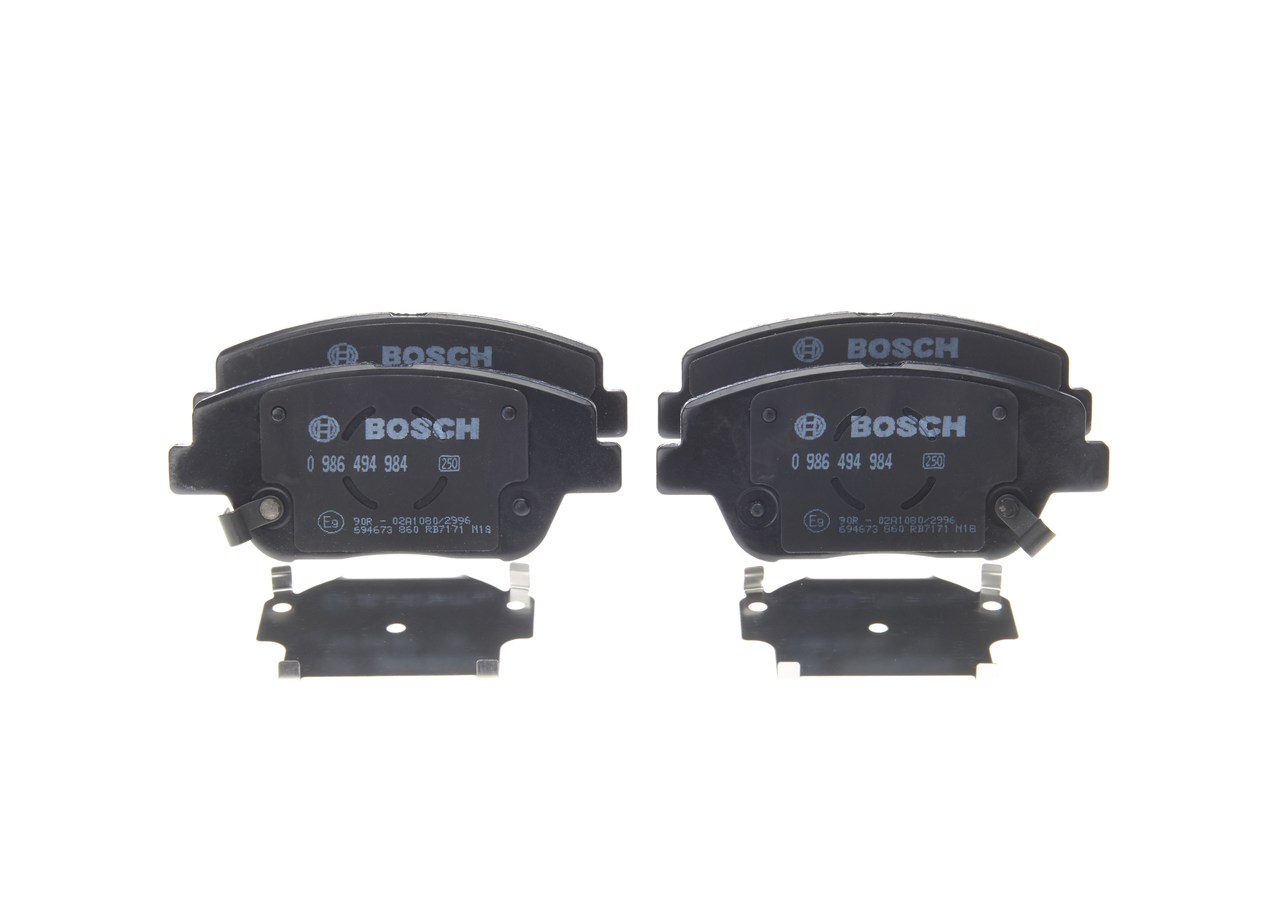 Plaquettes de frein 0 986 494 984 BOSCH 581012TA00 KIA
