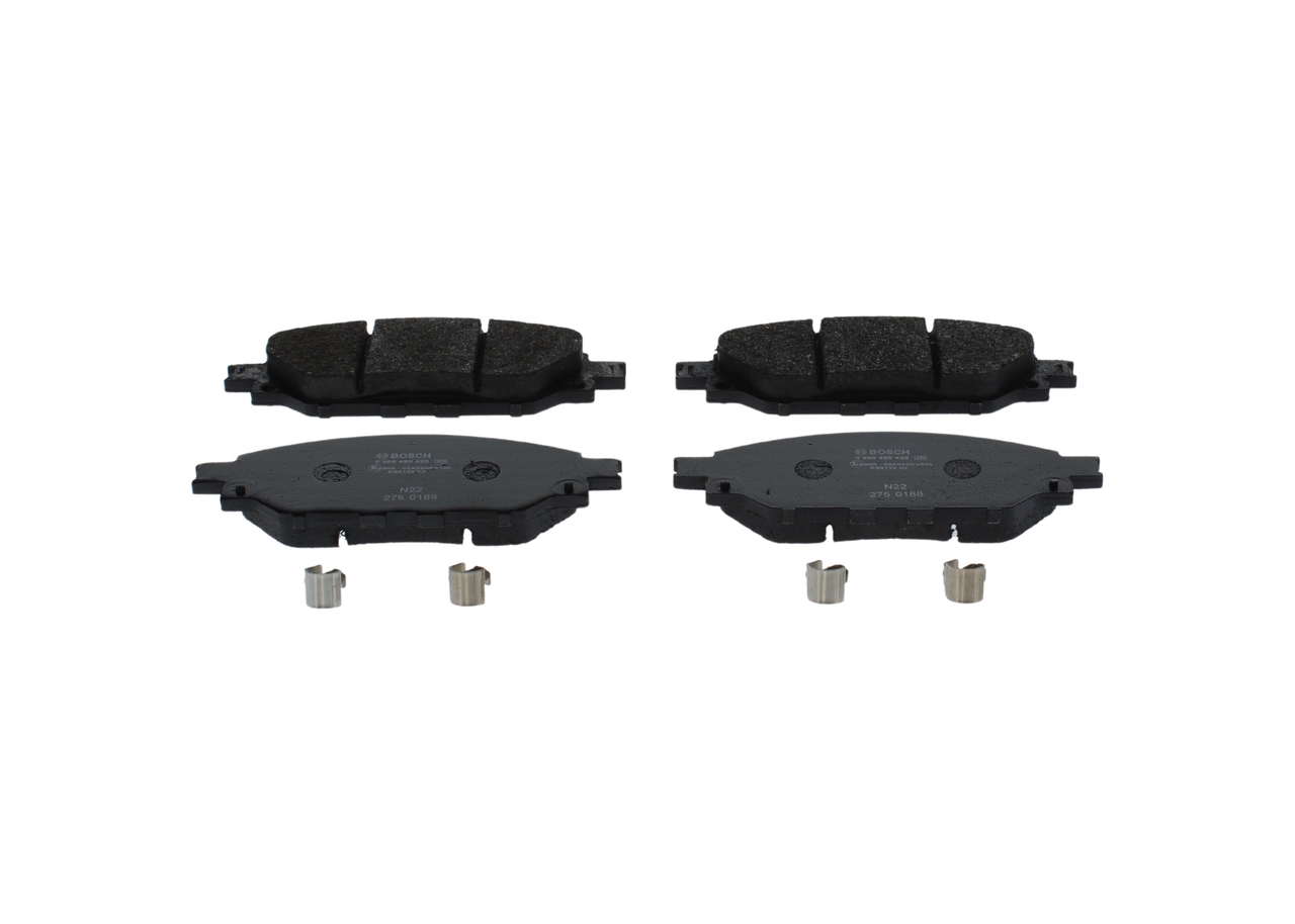 Bremseklodser 0 986 495 425 BOSCH 04465YZZEF TOYOTA