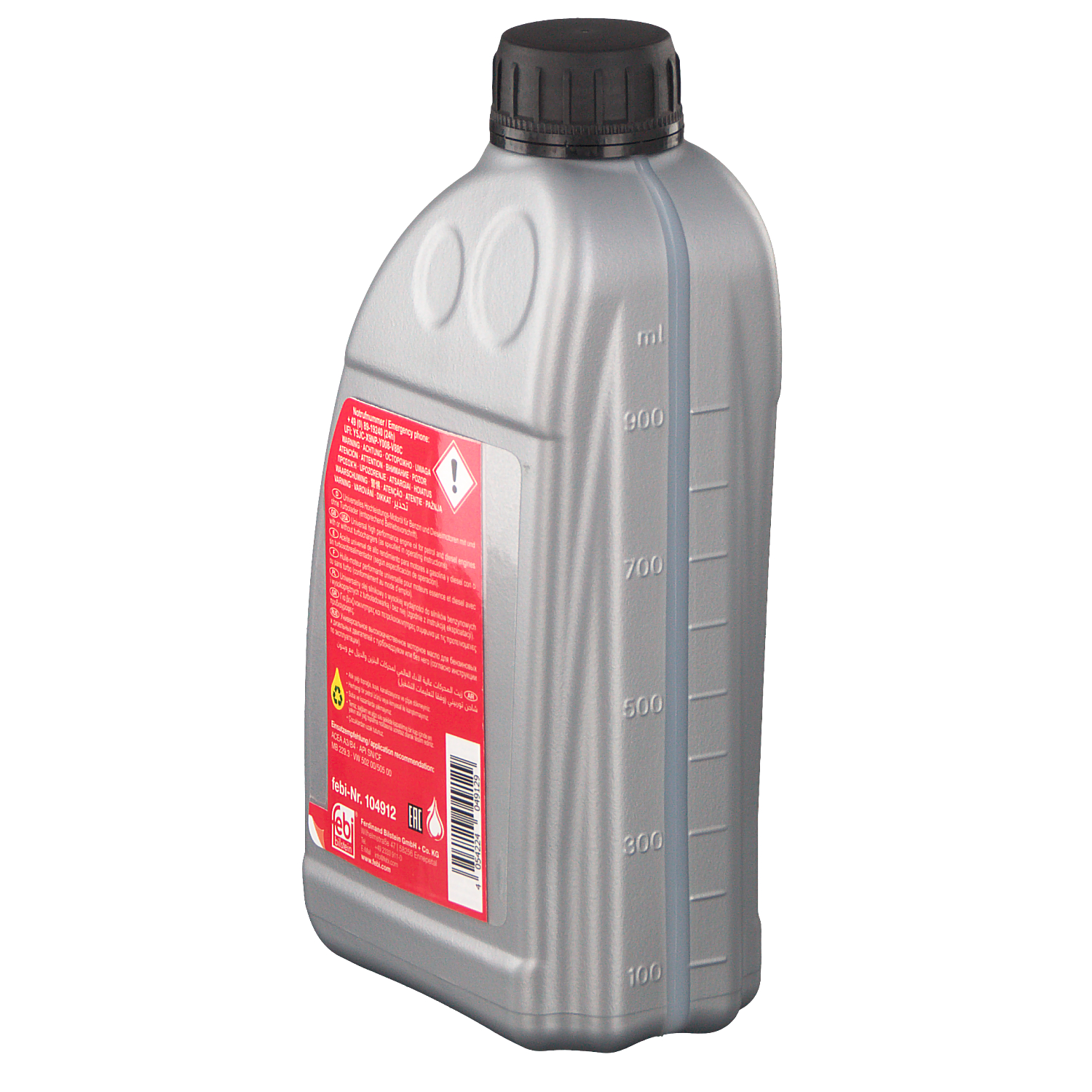 FEBI BILSTEIN 104912 Motorolja Volvo V70 II 2.5 T 209 hk Bensin pris