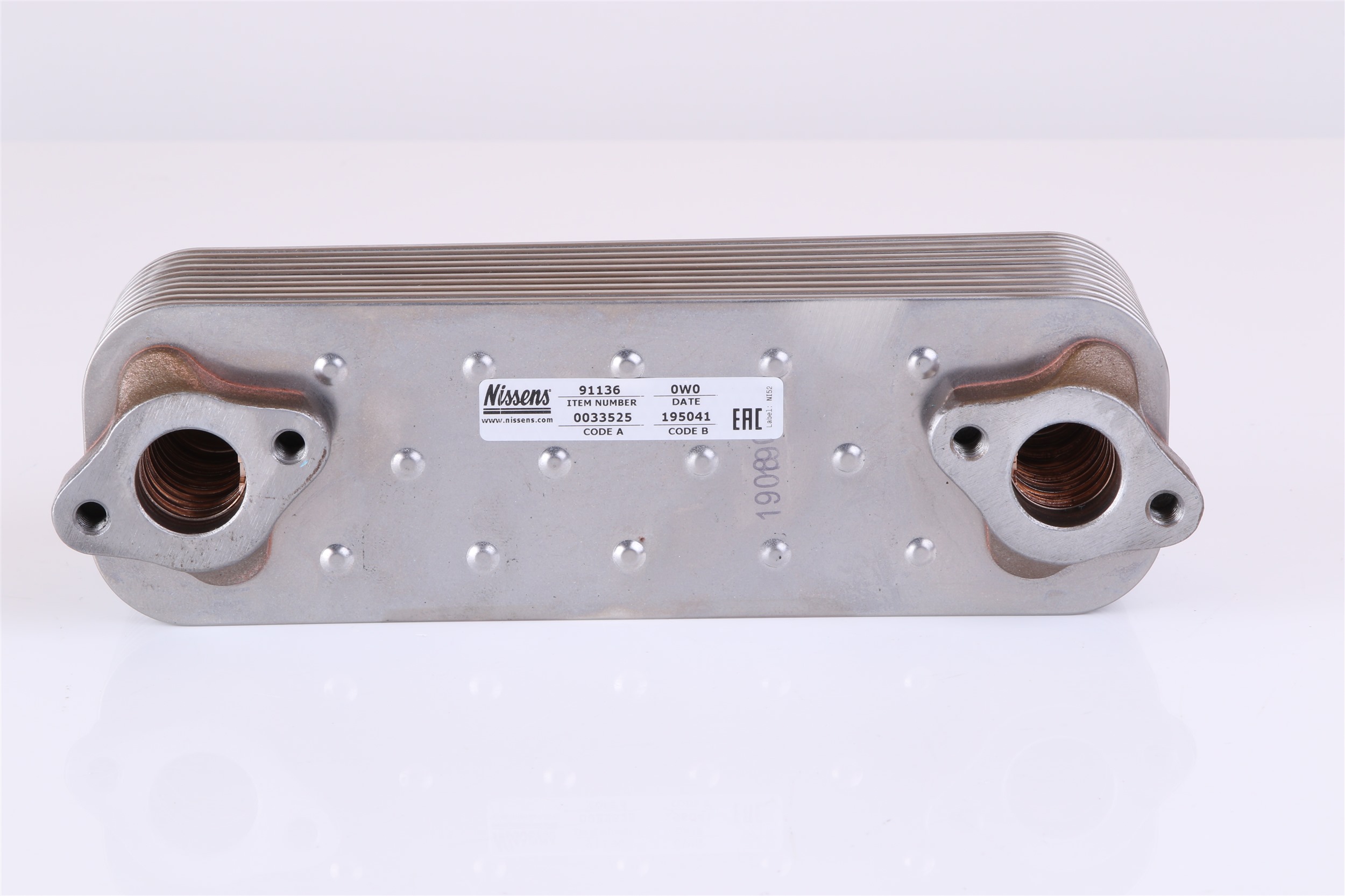 NISSENS 91136 Oljekylare