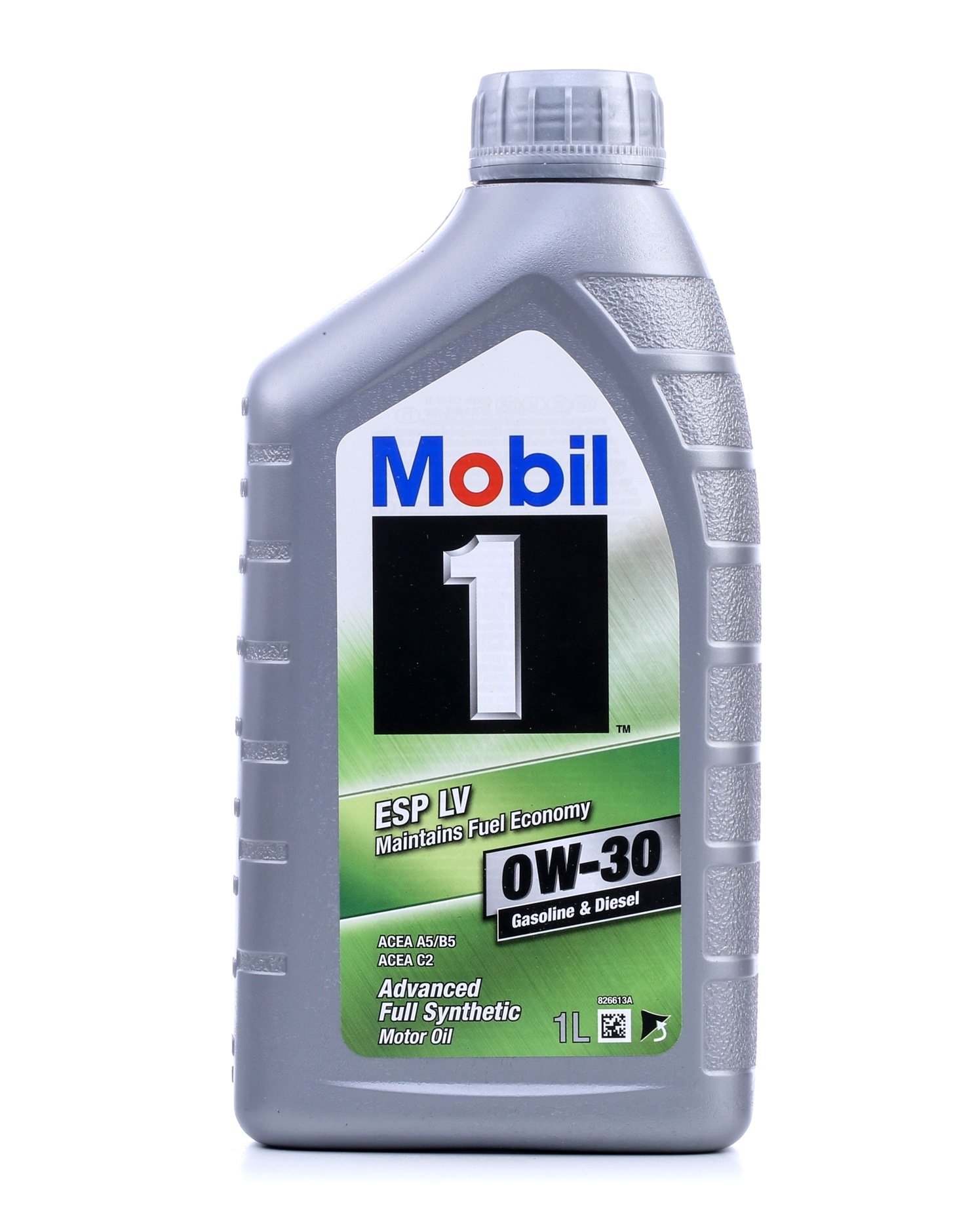 Side view of MOBIL 154313 Engine oil MOBIL 1 ESP LV 0W-30 Capacity: 1l, Full Synthetic Oil