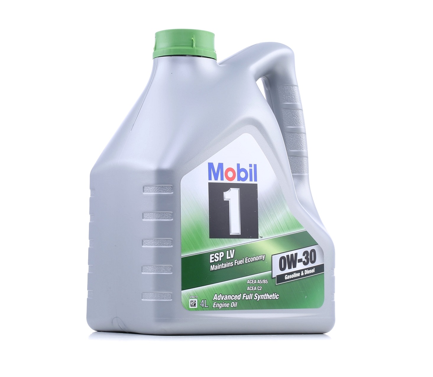Side view of MOBIL 154318 Engine oil MOBIL 1 ESP LV 0W-30 Capacity: 4l, Full Synthetic Oil
