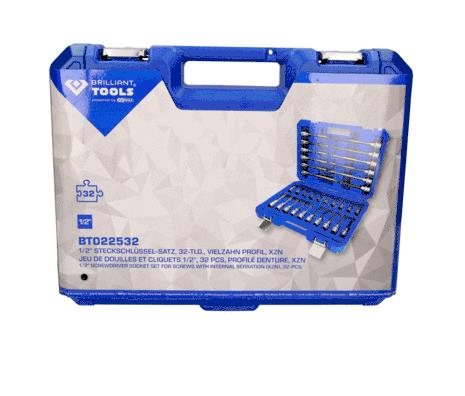 KS TOOLS BT022532 Zestaw kluczy nasadowych