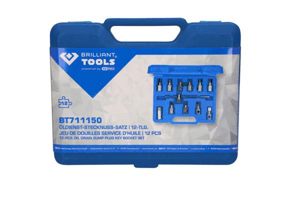 KS TOOLS BT711150 Kit clé coiffe pour filtre à huile