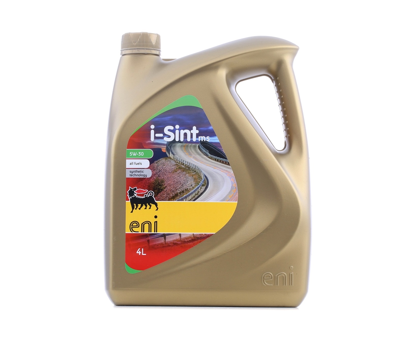 Side view of ENI 4001021 Engine oil 5W-30, Capacity: 4l