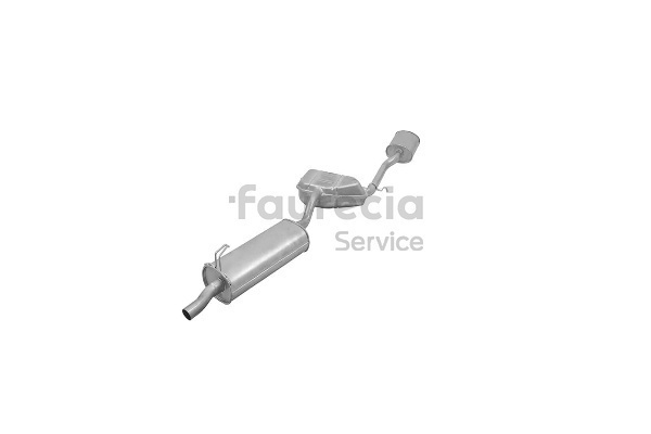 Mittelschalldämpfer FS01086 Faurecia 60620109 ALFA ROMEO