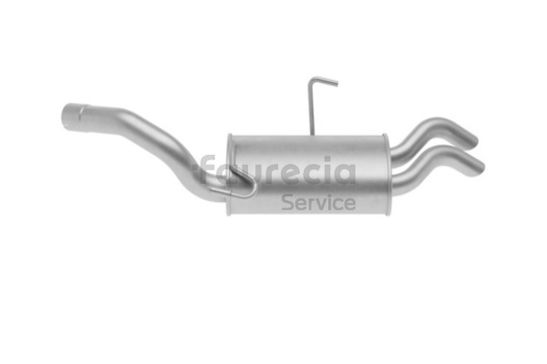 Endschalldämpfer FS15257 Faurecia 1726HC CITROËN