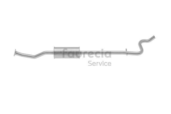 Πρώτο σιλανσιέ FS15323 Faurecia 1717-V8 Μεσαίο σιλανσιέ FS15323 Faurecia 1717.V8 PEUGEOT