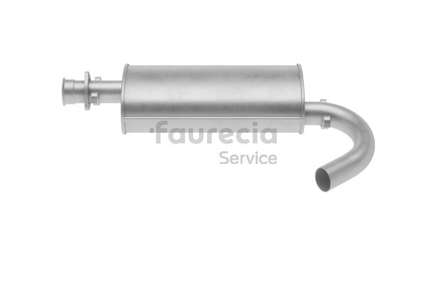Middle silencer FS15391 Faurecia 1726A4 CITROËN