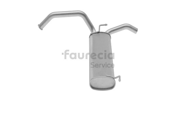 Izplūdes gāzu trokšņa slāpētājs (pēdējais) FS15502 Faurecia 1730-FQ CITROËN