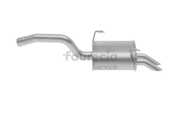 Panela de escape traseira FS15511 Faurecia 1726LY PEUGEOT