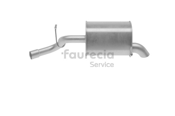 Faurecia FS15741 Koncový tlmič výfuku CITROËN C5 III Kombi (RW) 2.0 HDi 140 KS nafta cena