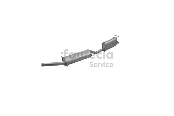 Faurecia FS25394 Exhaust back box Fiat Multipla 186 1.9 JTD 110 110 hp Diesel 2002
