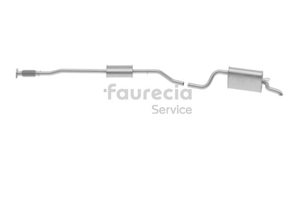 Faurecia FS25664 Tłumik końcowy