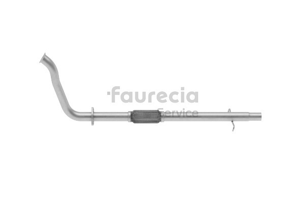 Faurecia FS25691 Tuyau d'échappement FIAT Fiorino II Pick-up (146) 1.7 D 60 CV Diesel 1990