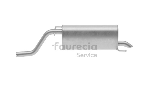 Faurecia FS25768 Καζανάκι εξάτμισης Fiat Punto mk3 199 1.2 (199AXZ1A, 199BXZ1A) 69 PS Βενζίνη τιμες