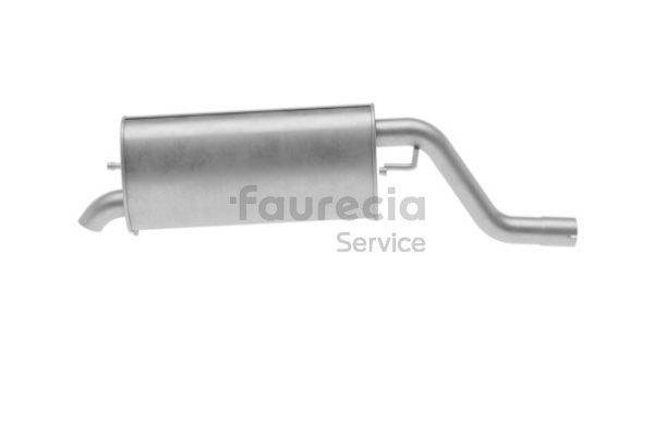 Faurecia FS25876 Tłumik końcowy