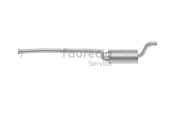 Faurecia Uitlaat middendemper FS30467 Ford C-MAX Uitlaat middendemper Faurecia FS30467