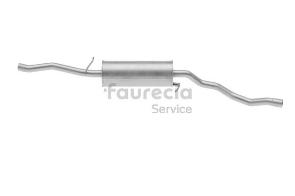 Stredný tlmič výfuku FS30498 Faurecia 7M0 253 409 J Stredný tlmič výfuku FS30498 Faurecia 7M0 253 409 J SEAT
