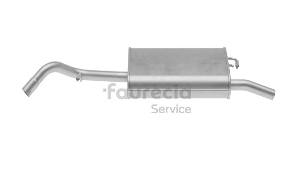 Faurecia FS30623 Uitlaat, demper voor Ford Escort VI Sedan GAL, AFL 1.6 i 16V 90 Pk 1997 L1E Ottomotor Faurecia FS30623 Einddemper FORD Escort Mk6 Sedan (GAL, AFL) 1.6 i 16V 90 Pk Benzine prijs