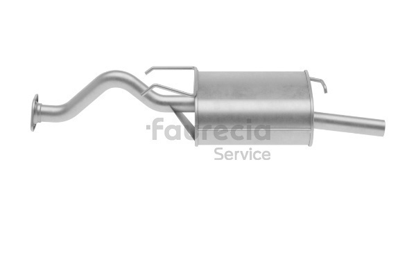 Izplūdes gāzu trokšņa slāpētājs (pēdējais) FS33157 Faurecia 18307S1EE40 HONDA