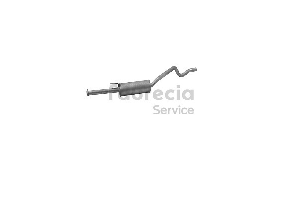 Panela de escape central FS40183 Faurecia 852907 Panela de escape central FS40183 Faurecia 852907 VAUXHALL