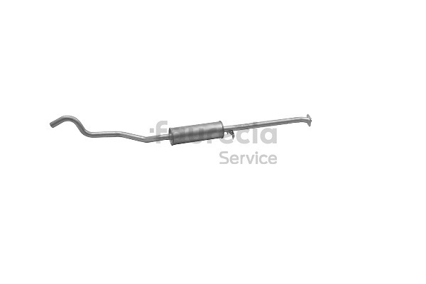 FS40240 Mittelschalldämpfer Faurecia 852873 OPEL