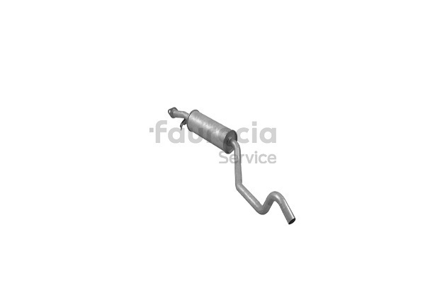 Silenciador intermedio FS40253 Faurecia 8 52 087 OPEL