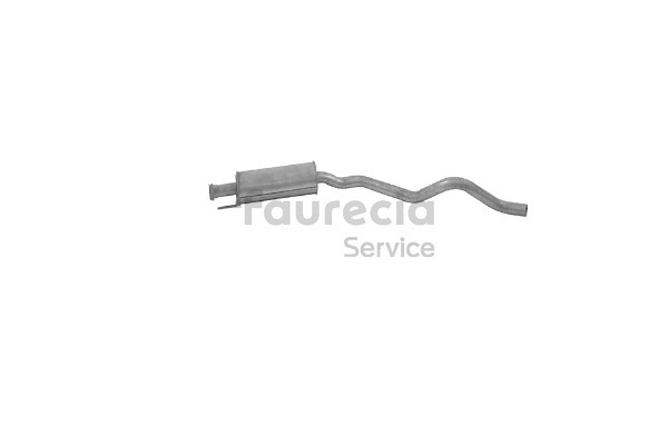 FS40389 Faurecia Mellan ljuddämpare Opel