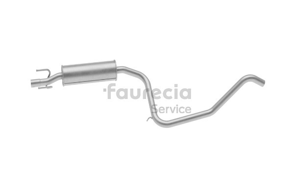 FS40433 Faurecia Mellandämpare Opel
