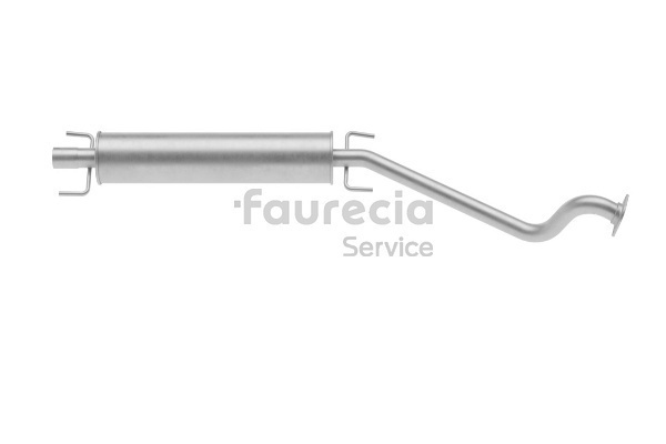 Faurecia FS40491 Silencieux intermédiaire Astra G T98 2.0 16V (F08) 136 CV Essence 2001